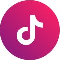 Stylized tiktok logo